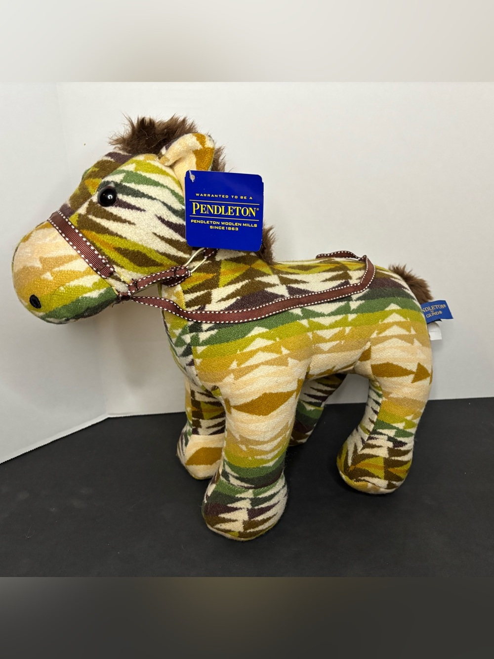 Vintage Pendleton GUND Franklin Horse 16” Ivory XS014-52410 NWT Rare